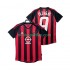 Maglie da Calcio AC Milan INZAGHI 9 2003 Retro Uomo Prima Tenuta 2002 Maniche Corte