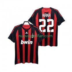 Maglie da Calcio AC Milan KAKA 22 2009 Retro Uomo Prima Tenuta 2008 Maniche Corte