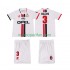 Maglie da Calcio AC Milan MALDINI 3 1996 1997 Retro Bambino Trasferta Tenuta Maniche Corte