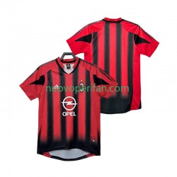 Maglie da Calcio AC Milan 2005 Retro Uomo Prima Tenuta 2004 Maniche Corte