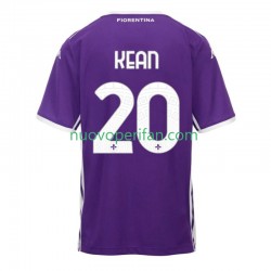 Maglie da Calcio ACF Fiorentina Kean 20 Uomo Prima Tenuta 2025-2026 Maniche Corte