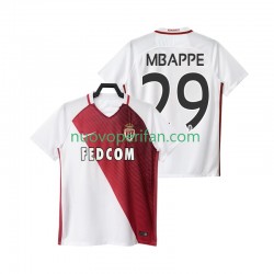 Maglie da Calcio AS Monaco Mbappé 29 2016 2017 Uomo Prima Tenuta Maniche Corte