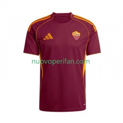 Maglie da Calcio AS Roma Uomo Prima Tenuta 2025-2026 Maniche Corte