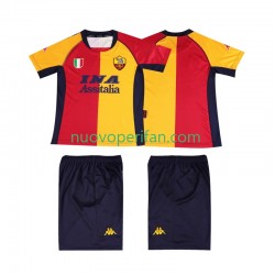 Maglie da Calcio AS Roma 2001 Retro Bambino Prima Tenuta Maniche Corte