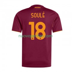 Maglie da Calcio AS Roma Soule 18 Uomo Prima Tenuta 2025-2026 Maniche Corte