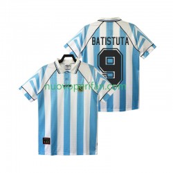 Maglie da Calcio Argentina BATISTUTA 9 1996 1997 Retro Uomo Prima Tenuta Maniche Corte