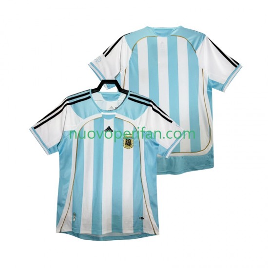 Maglie da Calcio Argentina 2014 Retro Uomo Prima Tenuta Maniche Corte