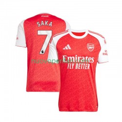 Maglie da Calcio Arsenal Bukayo Saka 7 Uomo Prima Tenuta 2025-2026 Maniche Corte