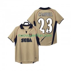 Maglie da Calcio Arsenal CAMPBELL 23 2001 Retro Uomo Trasferta Tenuta 2002 Maniche Corte