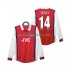 Maglie da Calcio Arsenal Henry 14 Retro Uomo Prima Tenuta 1998 1999 Maniche Lunghe