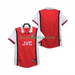 Maglie da Calcio Arsenal Retro Uomo Prima Tenuta 1998 1999 Maniche Corte