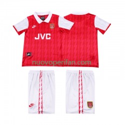 Maglie da Calcio Arsenal 1996 Retro Bambino Prima Tenuta 1994 Maniche Corte