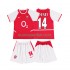 Maglie da Calcio Arsenal Thierry Henry 14 2003 Retro Bambino Prima Tenuta 2002 Maniche Corte