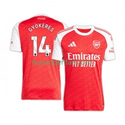 Maglie da Calcio Arsenal Viktor Gyokeres 14 Uomo Prima Tenuta 2025-2026 Maniche Corte
