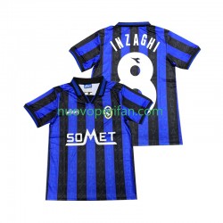 Maglie da Calcio Atalanta INZAGHI 8 1996 1997 Uomo Prima Tenuta Maniche Corte