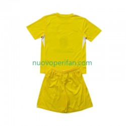 Maglie da Calcio Atlético Madrid Portiere Bambino Prima Tenuta 2025-2026 Maniche Corte