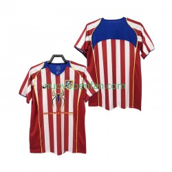 Maglie da Calcio Atlético Madrid 2005 Retro Uomo Prima Tenuta 2004 Maniche Corte