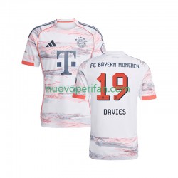 Maglie da Calcio FC Bayern München Alphonso Davies 19 Uomo Trasferta Tenuta 2025-2026 Maniche Corte