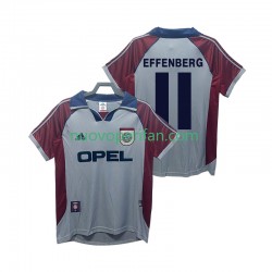 Maglie da Calcio FC Bayern München Effenberg 11 Retro Uomo Alternativa Tenuta 1998 1999 Maniche Corte