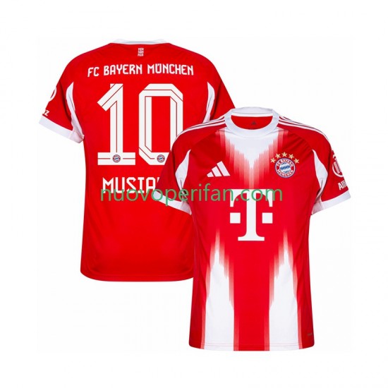 Maglie da Calcio FC Bayern München Jamal Musiala 10 Uomo Prima Tenuta 2025-2026 Maniche Corte