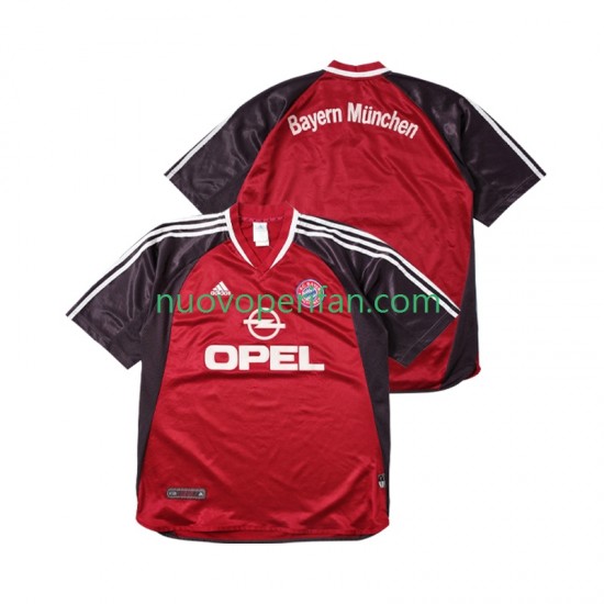 Maglie da Calcio FC Bayern München 2001 Retro Uomo Prima Tenuta 2002 Maniche Corte