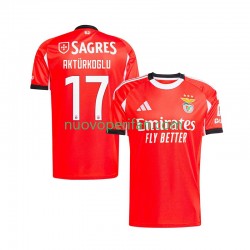 Maglie da Calcio Benfica Kerem Akturkoglu 17 Uomo Prima Tenuta 2025-2026 Maniche Corte