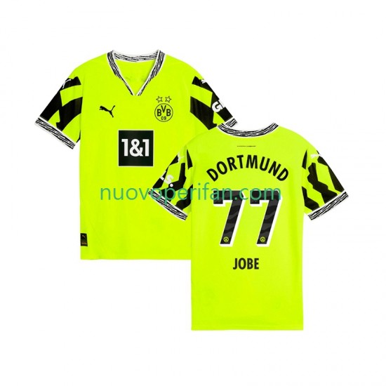 Maglie da Calcio Borussia Dortmund Jobe Bellingham 77 Special Uomo Prima Tenuta 2024-2025 Maniche Corte