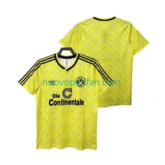 Maglie da Calcio Borussia Dortmund 1988 1989 Retro Uomo Prima Tenuta Maniche Corte