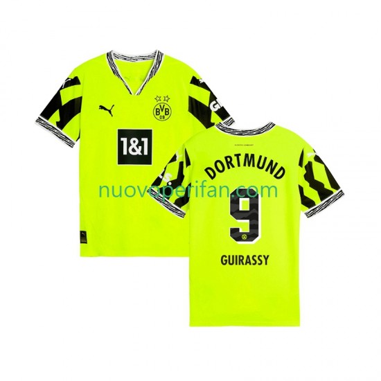 Maglie da Calcio Borussia Dortmund Serhou Guirassy 9 Special Uomo Prima Tenuta 2024-2025 Maniche Corte