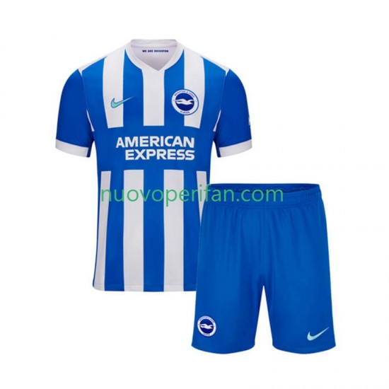 Maglie da Calcio Brighton & Hove Albion Bambino Prima Tenuta 2025-2026 Maniche Corte