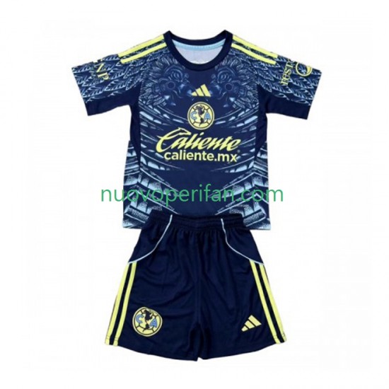 Maglie da Calcio Club América Bambino Trasferta Tenuta 2025-2026 Maniche Corte