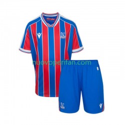 Maglie da Calcio Crystal Palace Bambino Prima Tenuta 2025-2026 Maniche Corte
