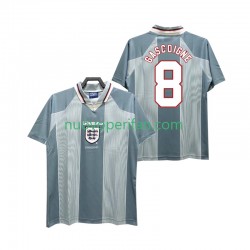 Maglie da Calcio Inghilterra CASCOIGNE 8 1996 Retro Uomo Trasferta Tenuta Maniche Corte
