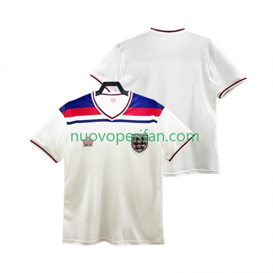 Maglie da Calcio Inghilterra 1982 Retro Uomo Prima Tenuta Maniche Corte
