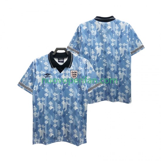 Maglie da Calcio Inghilterra 1990 Retro Uomo Alternativa Tenuta Maniche Corte