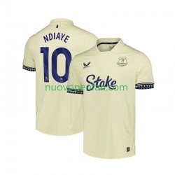 Maglie da Calcio Everton Ndiaye 10 Uomo Trasferta Tenuta 2025-2026 Maniche Corte