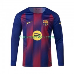 Maglie da Calcio FC Barcelona Uomo Prima Tenuta 2025-2026 Maniche Lunghe
