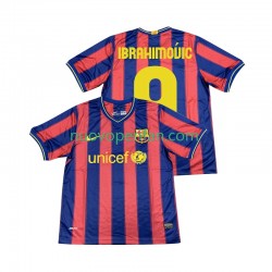 Maglie da Calcio FC Barcelona Ibrahimović 9 2009 Retro Uomo Prima Tenuta 2010 Maniche Corte