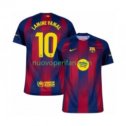 Maglie da Calcio FC Barcelona Lamine Yamal 10 Uomo Prima Tenuta 2025-2026 Maniche Corte