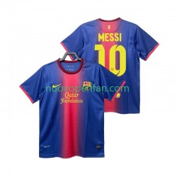 Maglie da Calcio FC Barcelona Lionel Messi 10 2012 2013 Retro Uomo Prima Tenuta Maniche Corte
