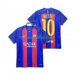 Maglie da Calcio FC Barcelona Lionel Messi 10 2016 2017 Retro Uomo Prima Tenuta Maniche Corte