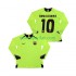 Maglie da Calcio FC Barcelona RONALDINHO 10 2005 Retro Uomo Trasferta Tenuta 2006 Maniche Lunghe
