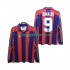 Maglie da Calcio FC Barcelona RONALDO 9 1996 1997 Retro Uomo Prima Tenuta Maniche Lunghe