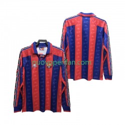 Maglie da Calcio FC Barcelona 1996 1997 Retro Uomo Prima Tenuta Maniche Lunghe