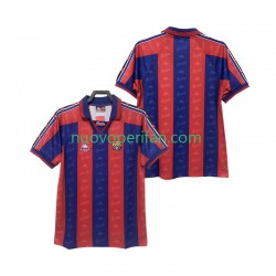 Maglie da Calcio FC Barcelona 1996 1997 Retro Uomo Prima Tenuta Maniche Corte