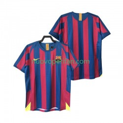 Maglie da Calcio FC Barcelona 2005 Retro Uomo Prima Tenuta 2006 Maniche Corte