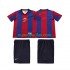Maglie da Calcio FC Barcelona Retro Bambino Prima Tenuta 1998 1999 Maniche Corte