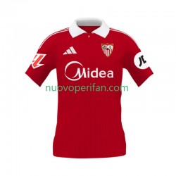 Maglie da Calcio Sevilla FC Uomo Trasferta Tenuta 2025-2026 Maniche Corte
