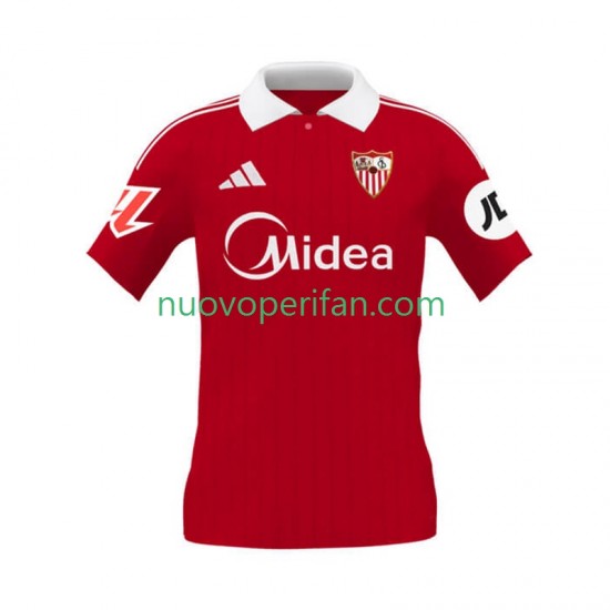 Maglie da Calcio Sevilla FC Uomo Trasferta Tenuta 2025-2026 Maniche Corte