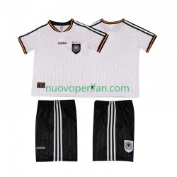 Maglie da Calcio Germania 1996 Retro Bambino Prima Tenuta Maniche Corte